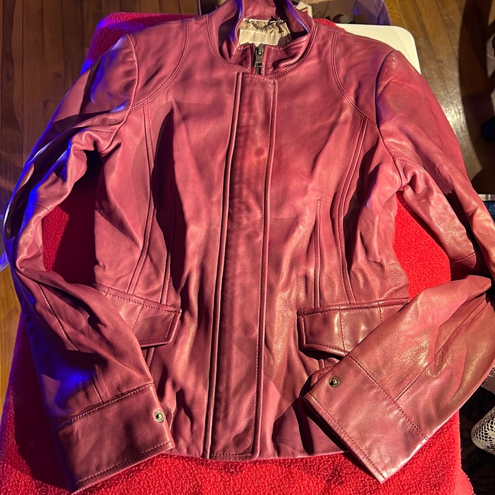 Leather jacket